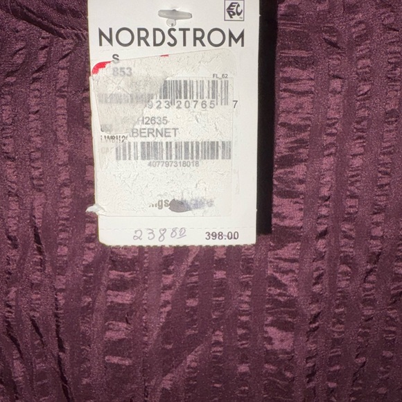 Frame Sheer Burgundy Button Down Shirt - Picture 7 of 9